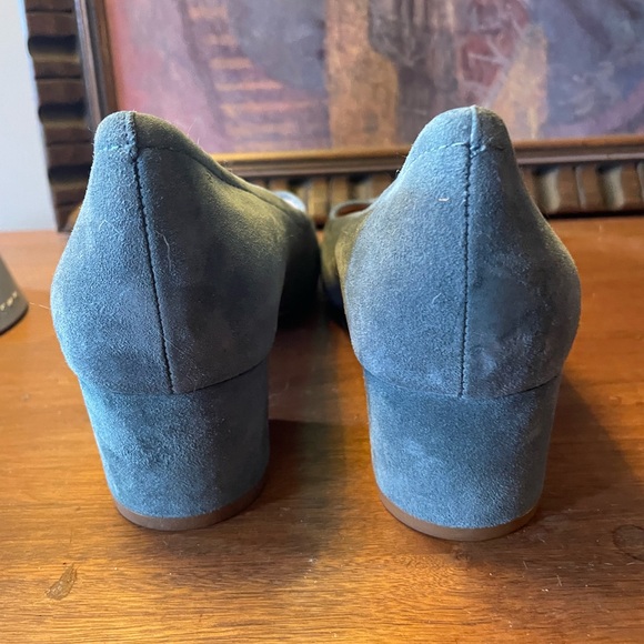 Madewell The Raquel block heel pumps in suede - Picture 4 of 10